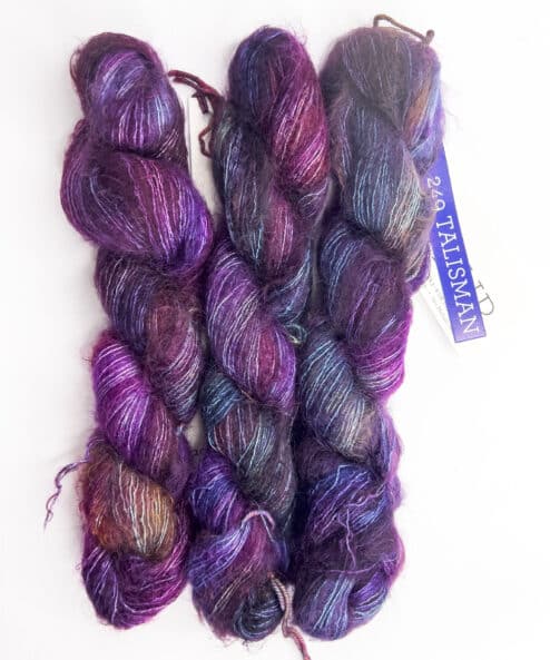 Filati in lana mohair e seta Malabrigo Filati hand-dyed dai colori sfumati ideali per scialli all'uncinetto maglie soffici e calde