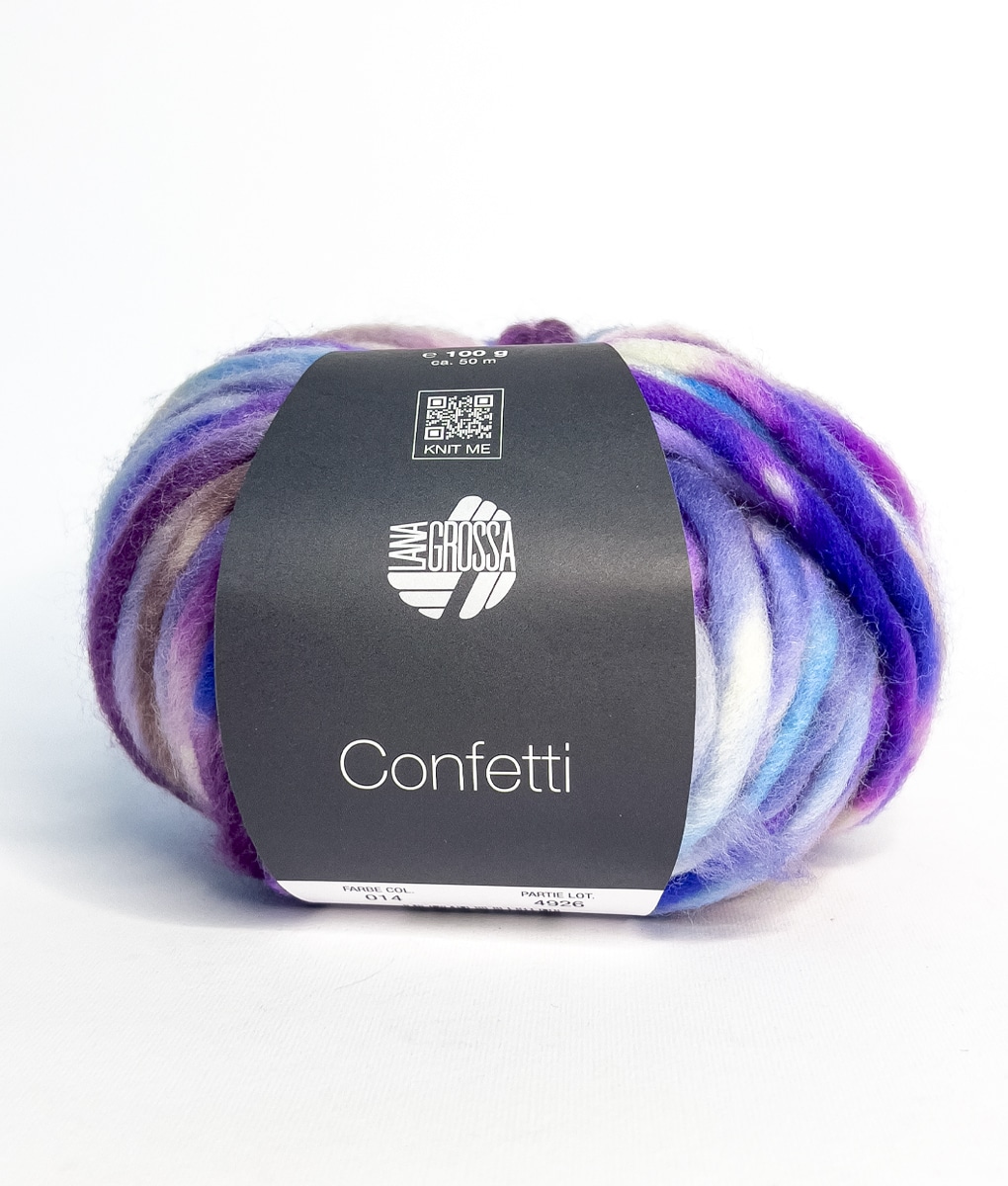 Lana Grossa Gomitolo Confetti Filato 100% Lana Vergine Chunky - immagine 18