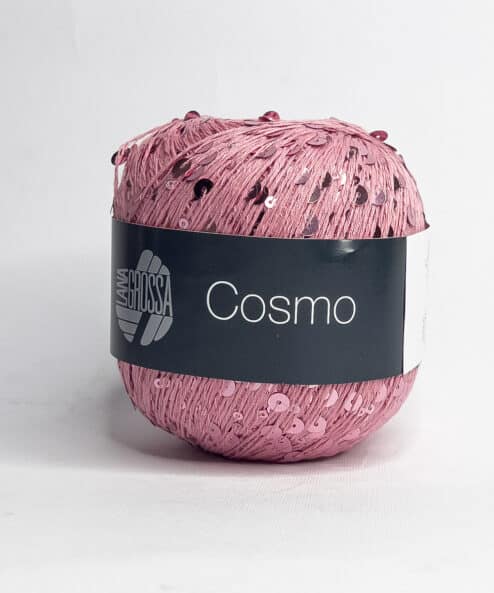Lana Grossa Cosmo yarn and The perfect combination of natural cotton and sparkling sequins to knit or crochet