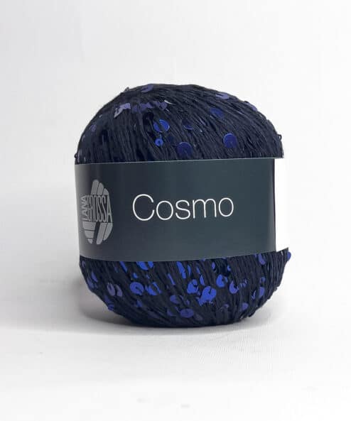 Lana Grossa Cosmo yarn and The perfect combination of natural cotton and sparkling sequins to knit or crochet