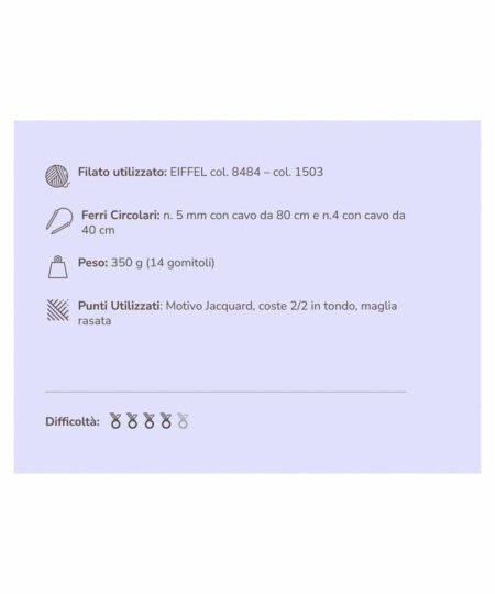 Kit Maglia Zefiro la maglia Top-Down con i ferri circolari in mohair e seta Eiffel di Manifattura sesia