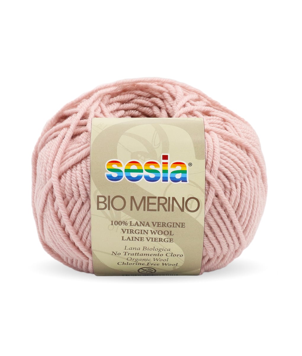 bio merino manufactured sesia 100% organic merino wool shrinkproof dyed without the use of chlorine on offer in many colors