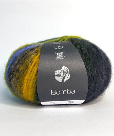 Gomitoli Bomba Lana Grossa sono made in Italy, ecosostenibile in lana merino tanti colori disponibile maxi gomitolo per moda maglia