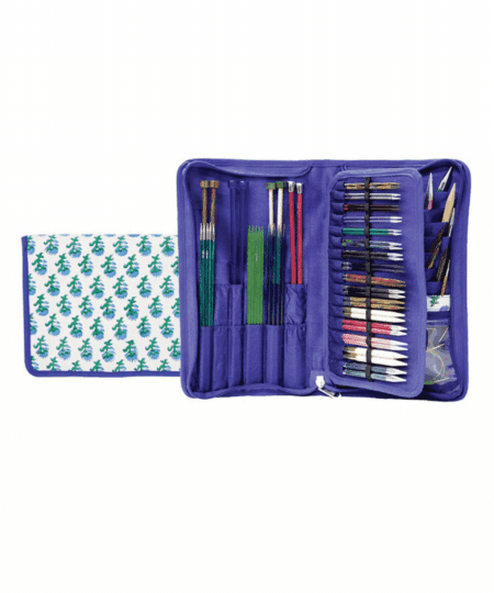KnitPro Glory Assorted Needle Case is a large and beautiful case in which to store your knitting needles
