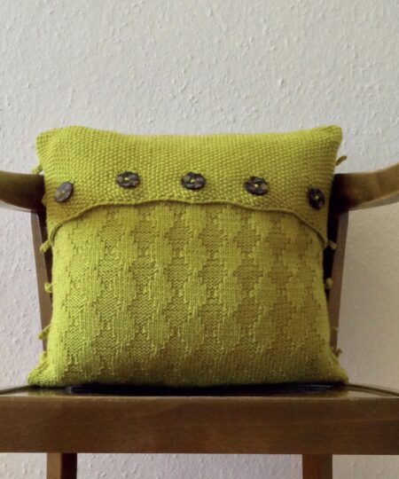 Kit Maglia: Home Design Cuscino Diamond in Lana