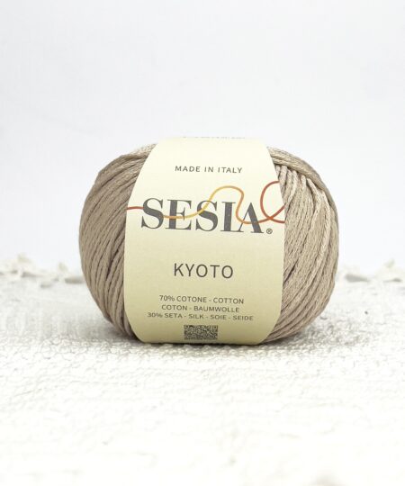 Kyoto è il nuovo filato di sesia filati in cotone e sta, filato made in italy ideale per capi estivi come scialli, top all'uncinetto e ferri
