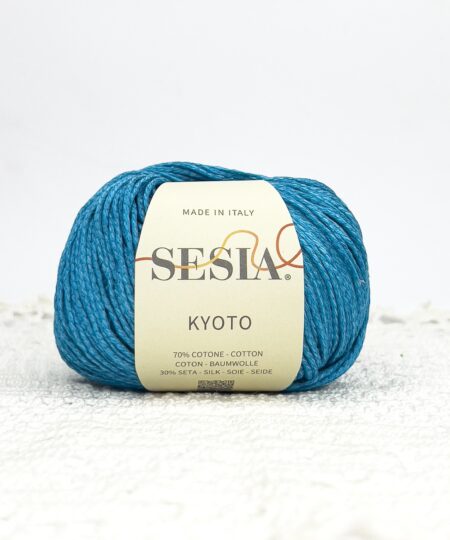 Kyoto è il nuovo filato di sesia filati in cotone e sta, filato made in italy ideale per capi estivi come scialli, top all'uncinetto e ferri