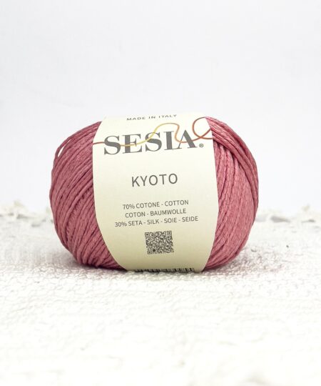 Kyoto è il nuovo filato di sesia filati in cotone e sta, filato made in italy ideale per capi estivi come scialli, top all'uncinetto e ferri