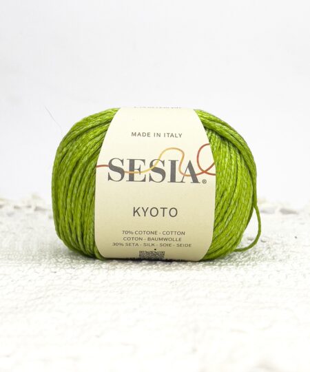 Kyoto è il nuovo filato di sesia filati in cotone e sta, filato made in italy ideale per capi estivi come scialli, top all'uncinetto e ferri