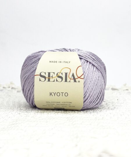 Kyoto è il nuovo filato di sesia filati in cotone e sta, filato made in italy ideale per capi estivi come scialli, top all'uncinetto e ferri