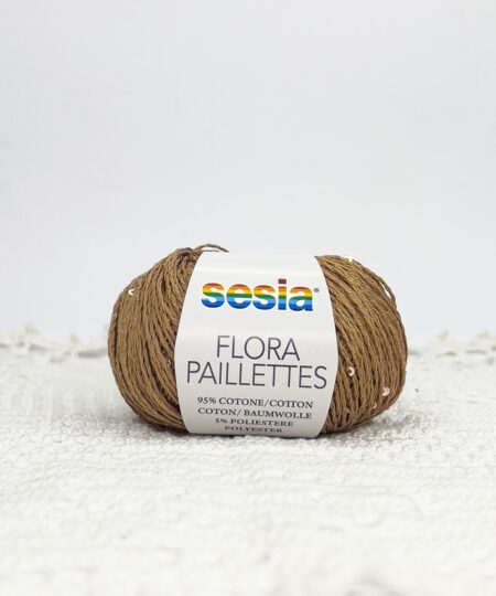 filato estivo flora paillettes bellissimo cotone con piccole paillettes tono su tono