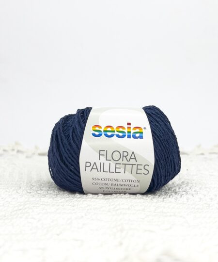 filato estivo flora paillettes bellissimo cotone con piccole paillettes tono su tono