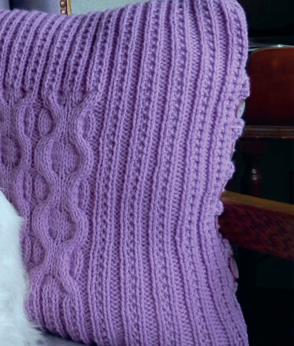 Kit Maglia: Home Design Cuscino Romantico in Lana - immagine 2